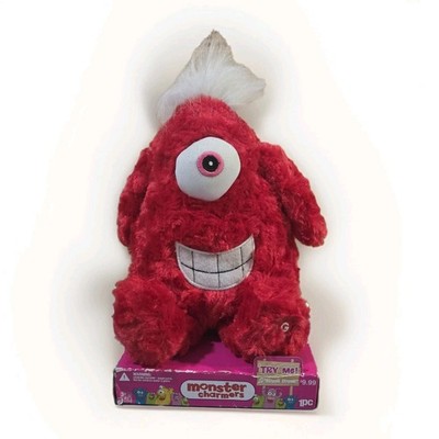 Gemmy Monster Charmers Red Cyclops Plush Singing Sugar Sugar 2010 NOS 