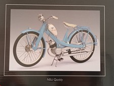 NSU Quickly * blau * Motorrad / Moped Modell * 1:10 Schuco 450662600