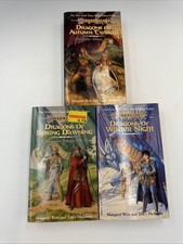 Dragonlance 1st Edition Chronicles Trilogy Volumes 1-3 Paperback Books 1984 - 85