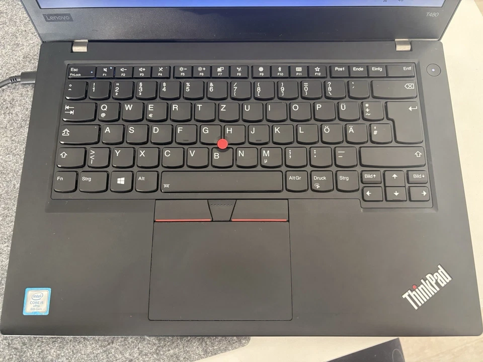 Lenovo ThinkPad T480 Laptop Notebook (256GB SSD, i5-8350U, 1,70GHz, 8GB RAM) - Bild 2 von 4