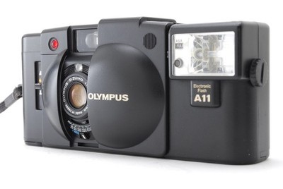 [NEAR MINT] Olympus XA2 A11 Black 35mm Point & Shoot Film Camera From JAPAN