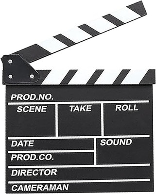 Schwarz Filmklappe Holz,Filmklappe Regieklappe,Regisseure Clapper Board Für Film
