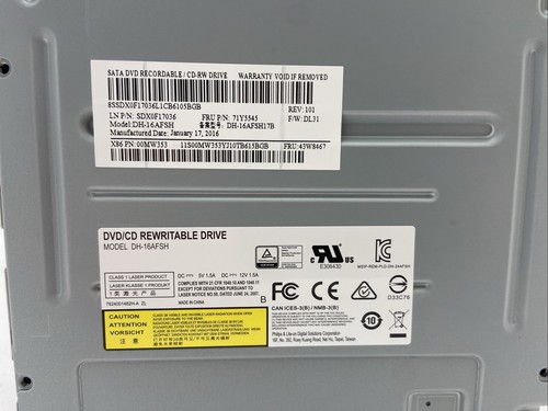 Lenovo DH-16AFSH SATA Recordable/ CD-RW Drive For ThinkCentre M79 - Picture 7 of 7