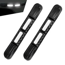 Car Bumper Anti-Collision Strip, Reflective Foldable Bumper Safety 2 PCS White
