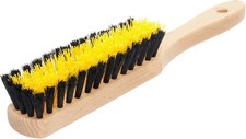 Carpet Cleaning Brush, Scrub Brush with Handle for Floor Mats, Black and Yellow