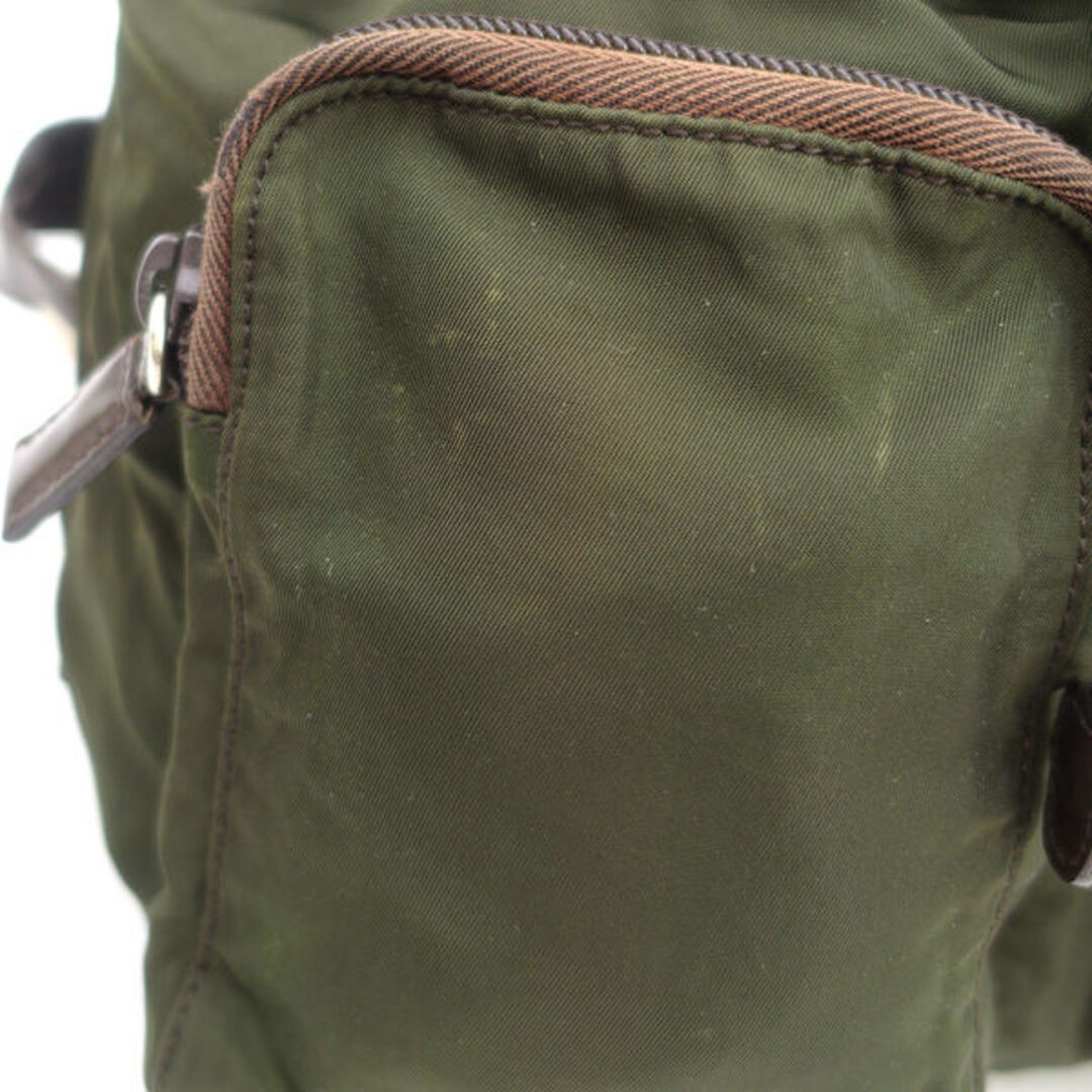 PRADA Backpack Nylon Olive B5885 Bag Back BAG Bag Brand Used 0990015038 thumbnail 6