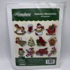 Herrschners Holiday Memories Ornaments Counted Cross-Stitch Kit NEW set of 12