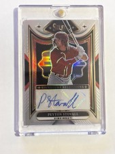 2025 Panini Select Baseball Peyton Stovall #ss-ps Rookie Auto Silver Prizm