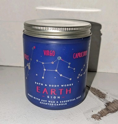 Bath Body Works Earth Sign Candle Zodiac Virgo Taurus Capr EssentialOils See Des