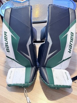 Bauer Sv-pro Intermediate M 31+ goalie leg pads pre owned 