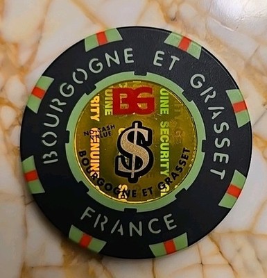 Bourgogne et Grasset BG NCV 43mm Manufacturer Sample Casino Chip