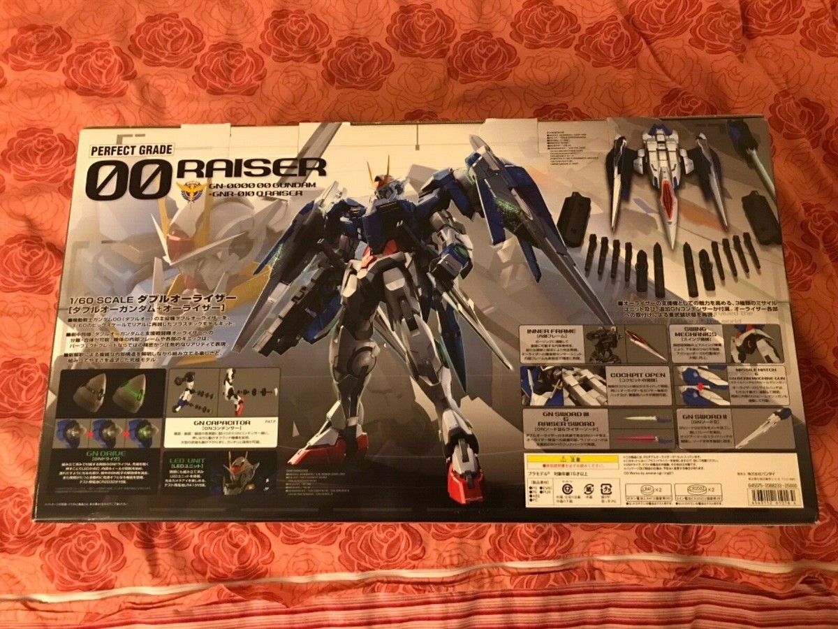 ロボット BANDAI PERFECT GRADE 00 RAISER 1/60 Bandai Hobby Gundam 00 Raiser Perfect Grade PG 1/60 Scale
