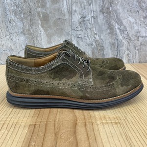 cole haan suede wingtip shoes