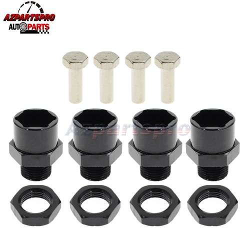 4pc 1/8 12mm to 17mm Wheel Hex Hub Adapter Conversion Extension for 1/10 RC Car