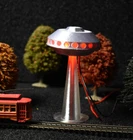 N Z Scale Trains UFO Flying Saucer Space Ship With Abduction RED Laser Beam
