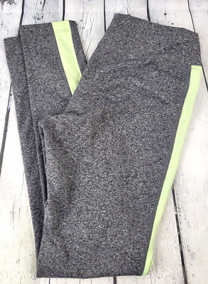 The North Face Women's Size XS/S Leggings High Rise Heather Gray Green Stripe
