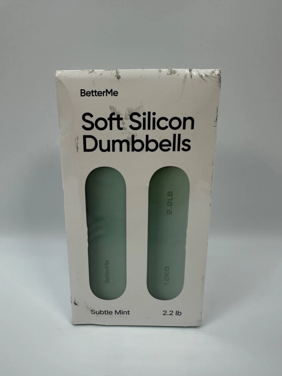 BetterMe Soft Silicon Dumbbells for Pilates 2.2 Lbs