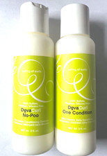 Devacurl No-Poo Shampoo  One Conditioner 3 Oz / 88.7 mL RARE FREE SHIPPING