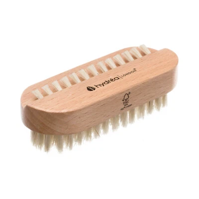 HYDRÉA LONDON FSC Wooden Nail Brush - Natural Bristle -Cleaning Nails & Exfoliating