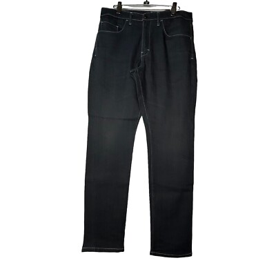 Tom James Blue Delta Dark Blue Gray Bootcut Jeans 34x32