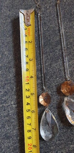 Lovely Set of 5 Chandelier or Decorative Crystal Replacement Spares Drops Parts - Picture 4 of 4