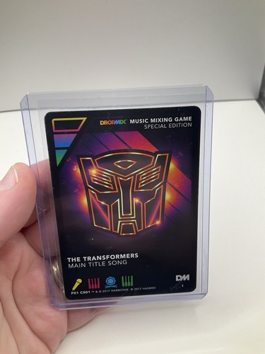 Carte DropMix Hasbro - Univers Transformers - Édition 2017 - Neuve