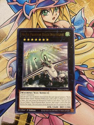 Yugioh! Mecha Phantom Beast Dracossack - MAGO-EN067 - Rare - 1st Edition Near Mi