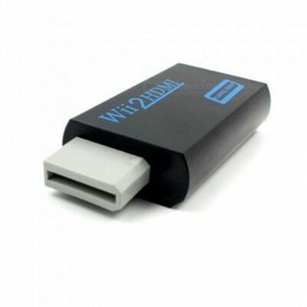 Portable Wii to HDMI Wii2HDMI Full HD Converter Audio Output Adapter TV Black