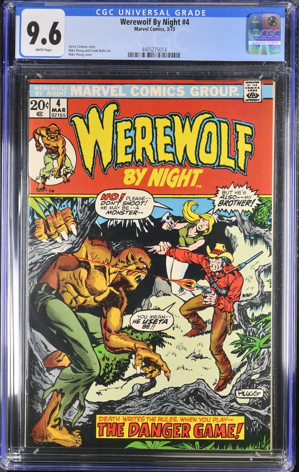 アメコミリーフ Werewolf By Night #33 CGC 4.0