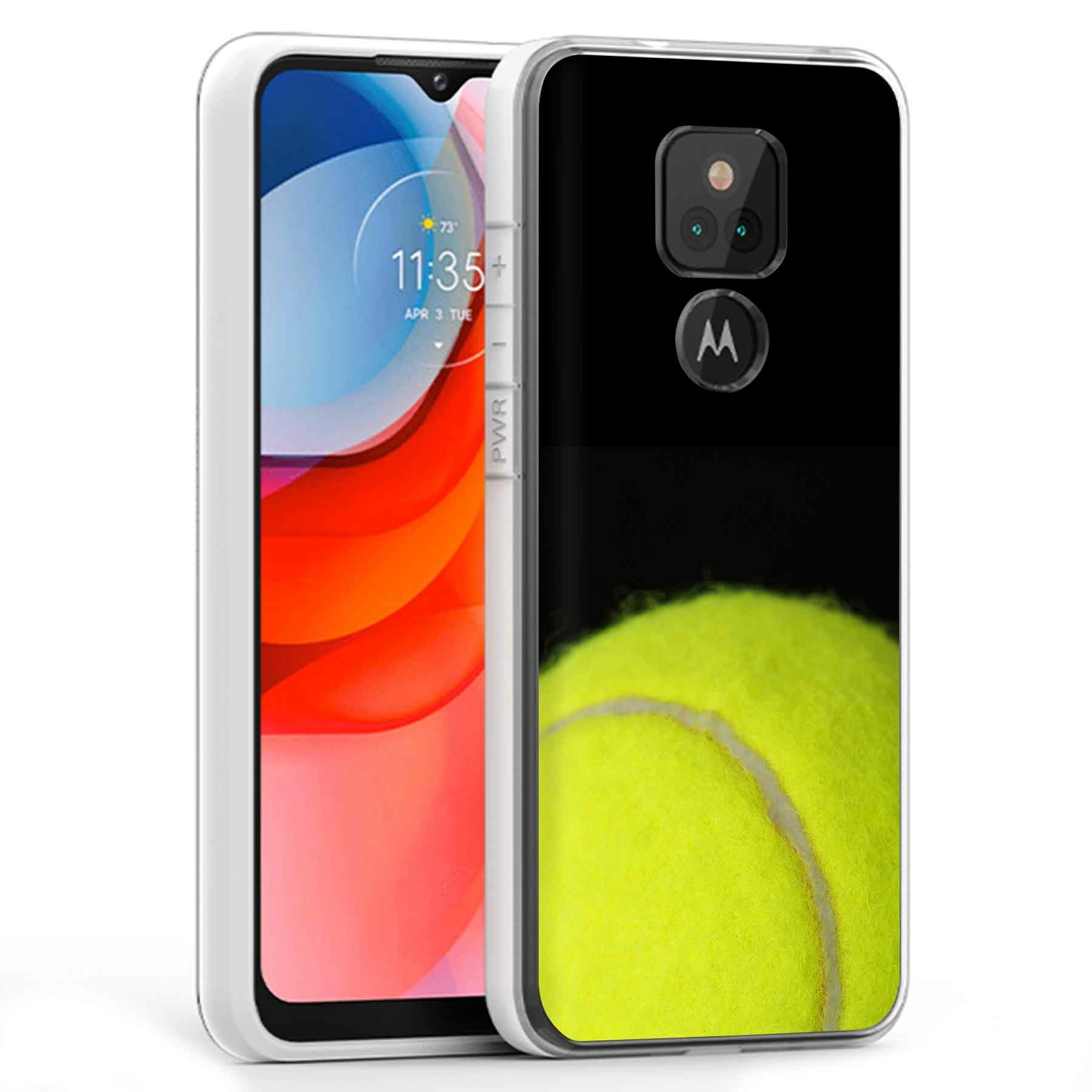Motorola Moto G Play 2021 Phone Case with Tennis Ball Design-image