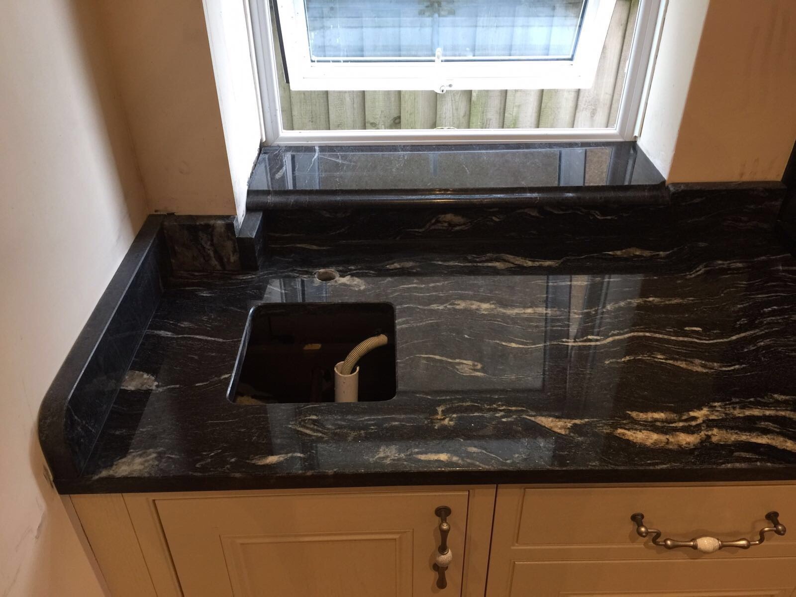 Cosmo Black Granite Sample Kitchen Countertops Ebay