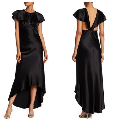 NEW $418 ABS by Allen Schwartz Vintage in Dress Black [ SZ 0 ] #E380