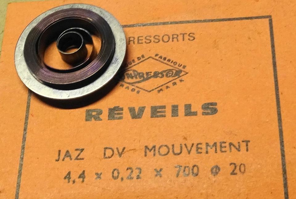 1 RESSORT REVEIL MOUVEMENT JAZ DV