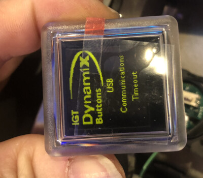 NEW IGT CLEAR EDGE LID DYNAMIC BUTTON REPLACEMENT