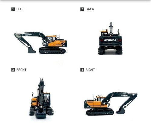 HYUNDAI New HX220 Excavator Die-Cast Construction Miniature 1/35 / Freeshipping - Picture 3 of 4