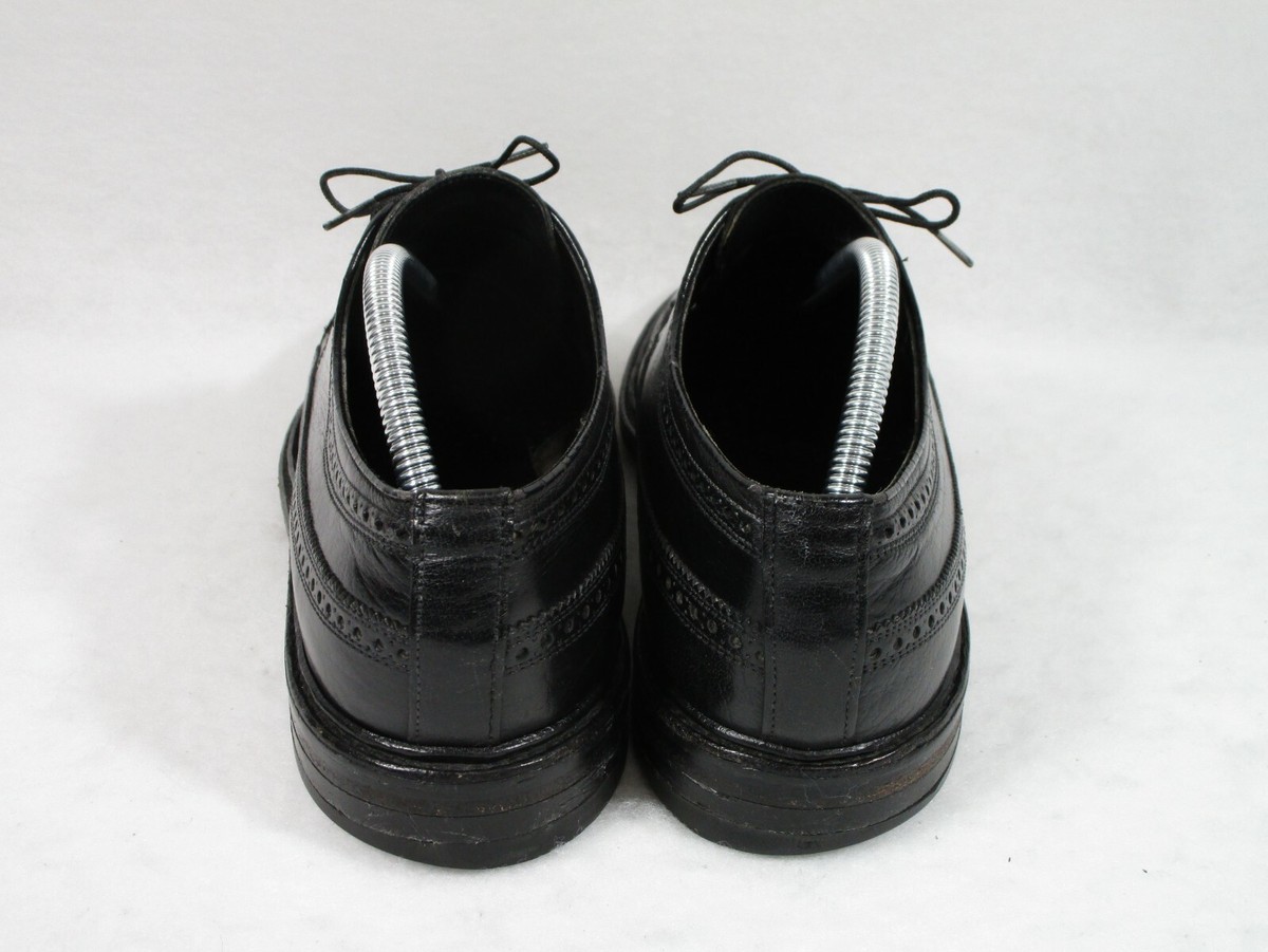 Freeman black shoes 10.5 M ? FREEMAN Free Flex Black Dress Shoes Leather Kiltie  main image 3