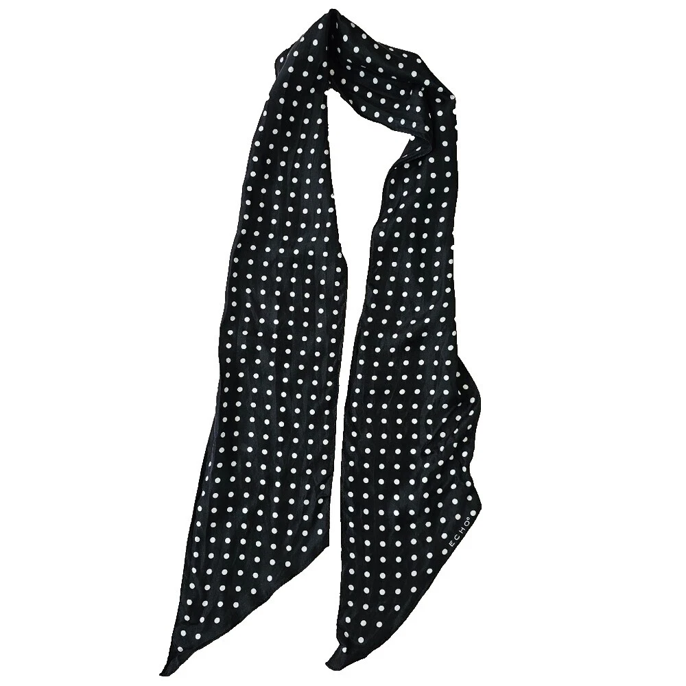 ECHO Lunares Bufandas y estolas Negro para Mujeres