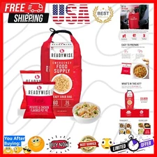 60 Servings Freeze-Dried Survival Food Essentials for Emergencies & Adventures