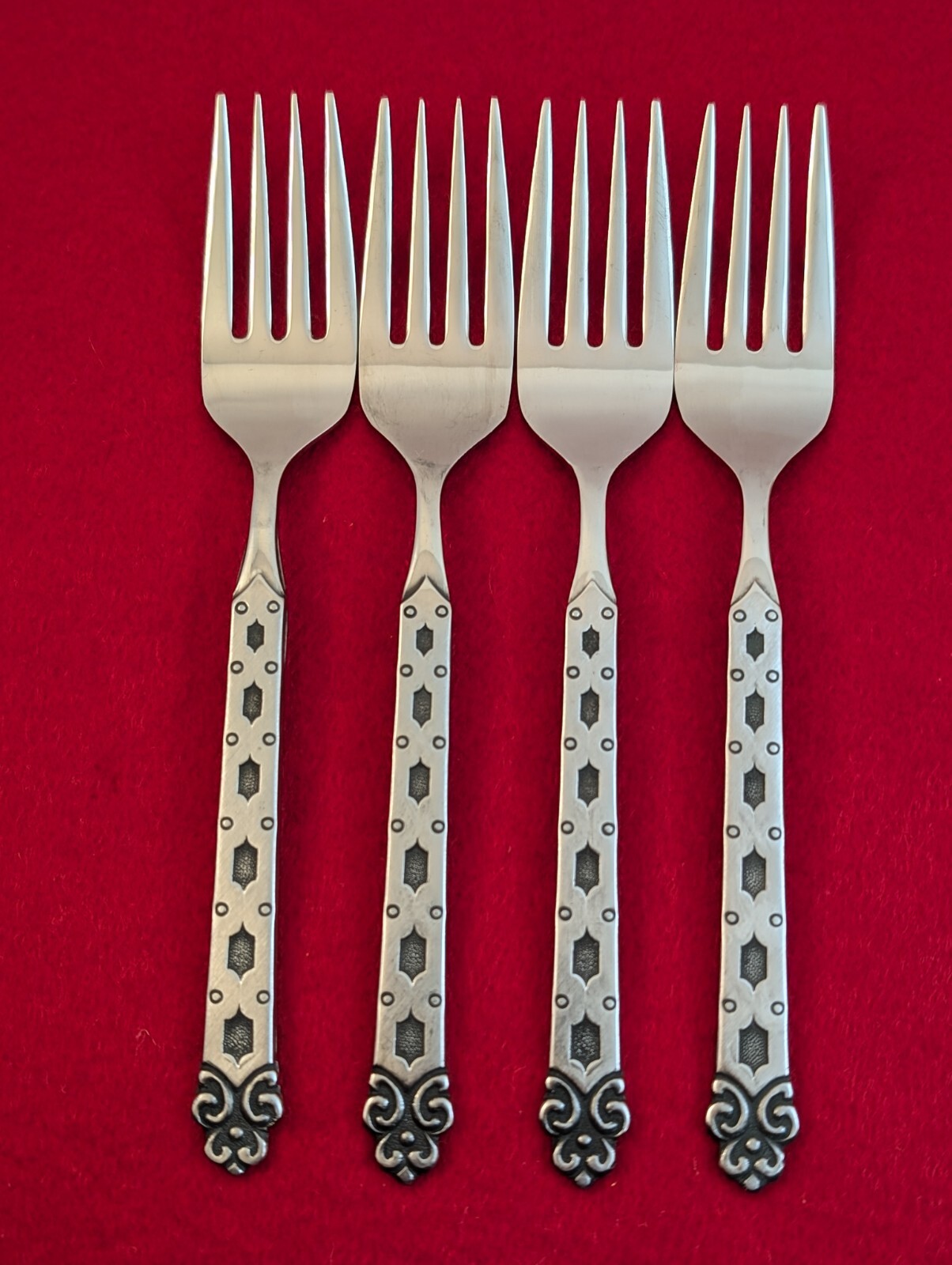 Lot Of 4 Oneida Northland SAN FRANCISCO Stainless Japan Salad Forks
