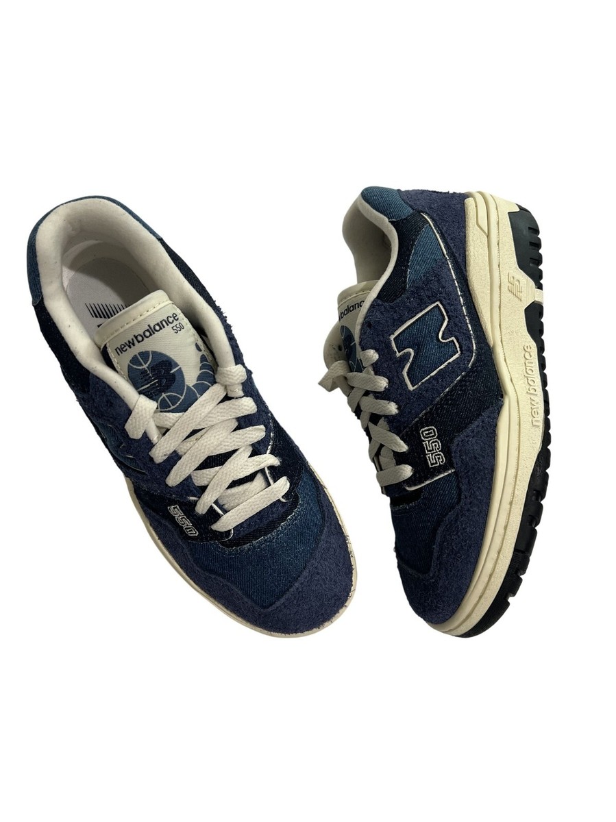 New Balance BBW550 Sneakers in NB Navy with Heron Blue