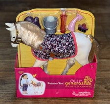 Our Generation 18 Inch Palomino Foal Horse With Accessories Set NEW
