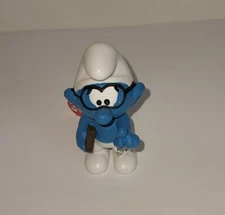 Schleich Smurfs BRAINY Smurf Collectible & Authentic Figure New