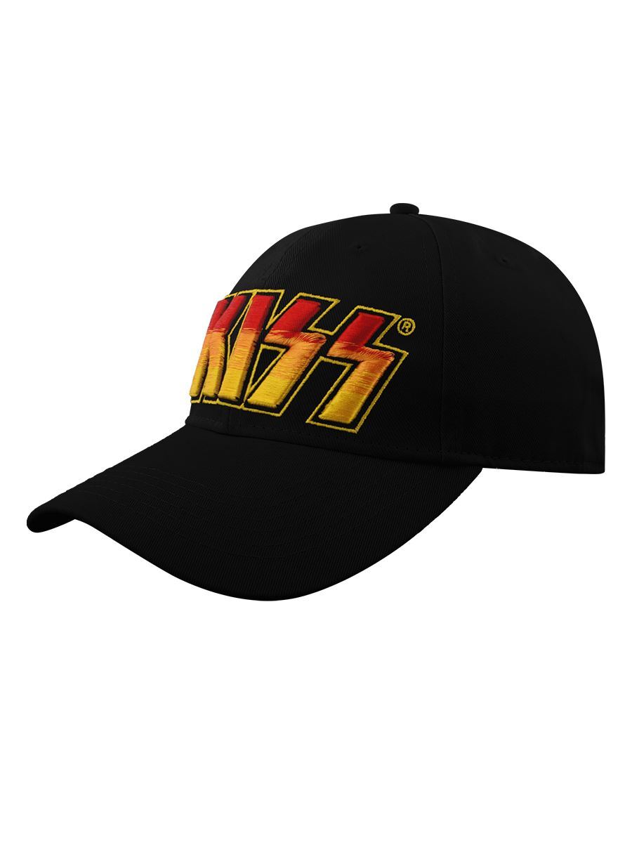 KISS Cap Classic Logo Baseball Black