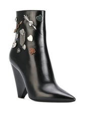 saint laurent niki ankle boots
