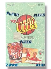 1992-93 Fleer Ultra NBA Basketball Series 1 Wax Box (36 packs, factory sealed)