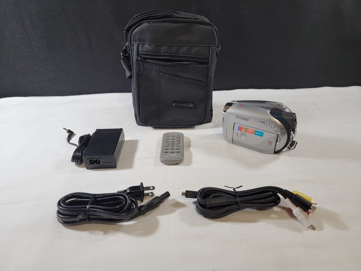 Canon DC22 2.2MP DVD Camcorder with 10x Optical Zoom, Bundle | eBay
