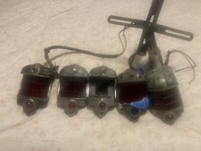Five 1938 1939 Cadillac Series 607590 V- 16 Special Tail Lights Parts Oem