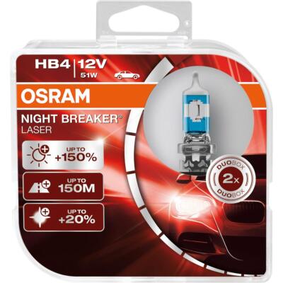 OSRAM HB4 NIGHT BREAKER LASER DuoBox 1000 lm Glühlampe 9006NL-HCB 