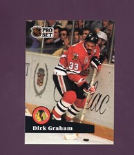 1991 Pro Set Dirk Graham #51 French Set - Chicago Blackhawks