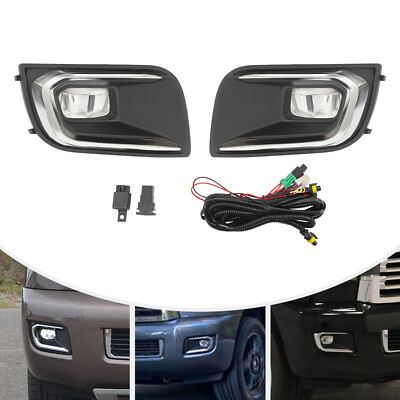 LED Fog Light Front Left & Right Side Fog Lamp Fits For Toyota Sequoia 2018-2022